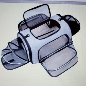 SILVTON airline approve pet carrier 4 sided expandable windows 18x11x11 …New